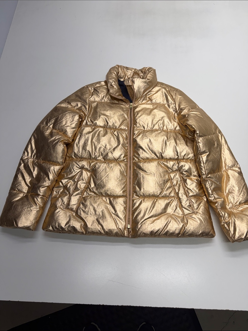 J. CREW Women’s XS Gold Puffy Jacket